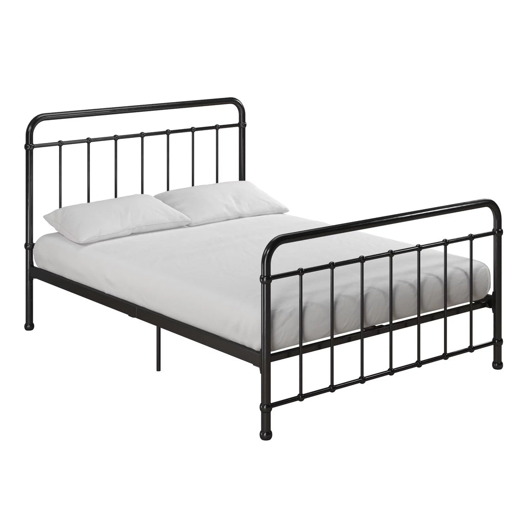 Black Full Metal Bed V37631