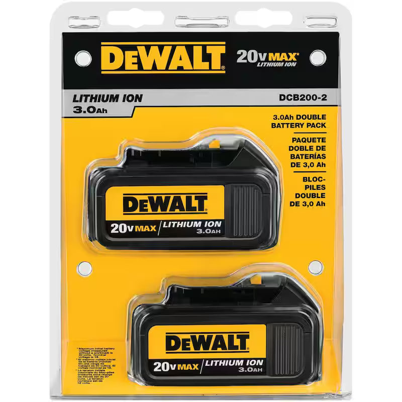 20V MAX Lithium-Ion 3.0Ah Battery Pack 2 Pack L562894
