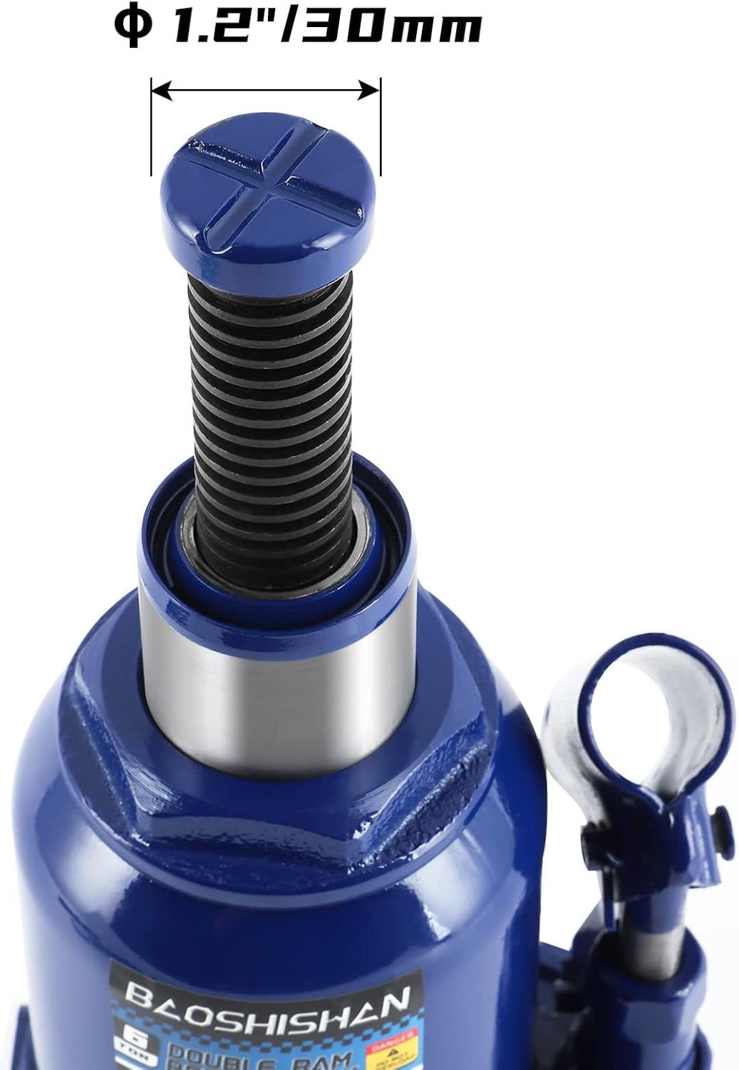 6 Ton Double Ram Hydraulic Bottle Jack Pack of 2 E842731