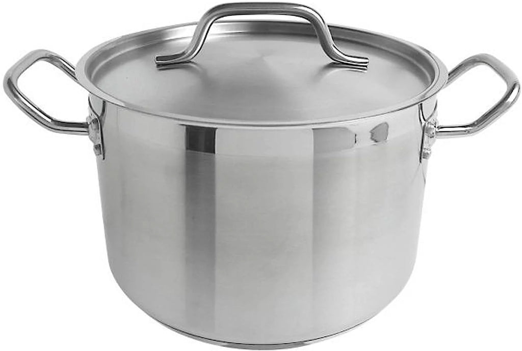 8 qt. Stainless Steel Stock Pot with Lid F6773