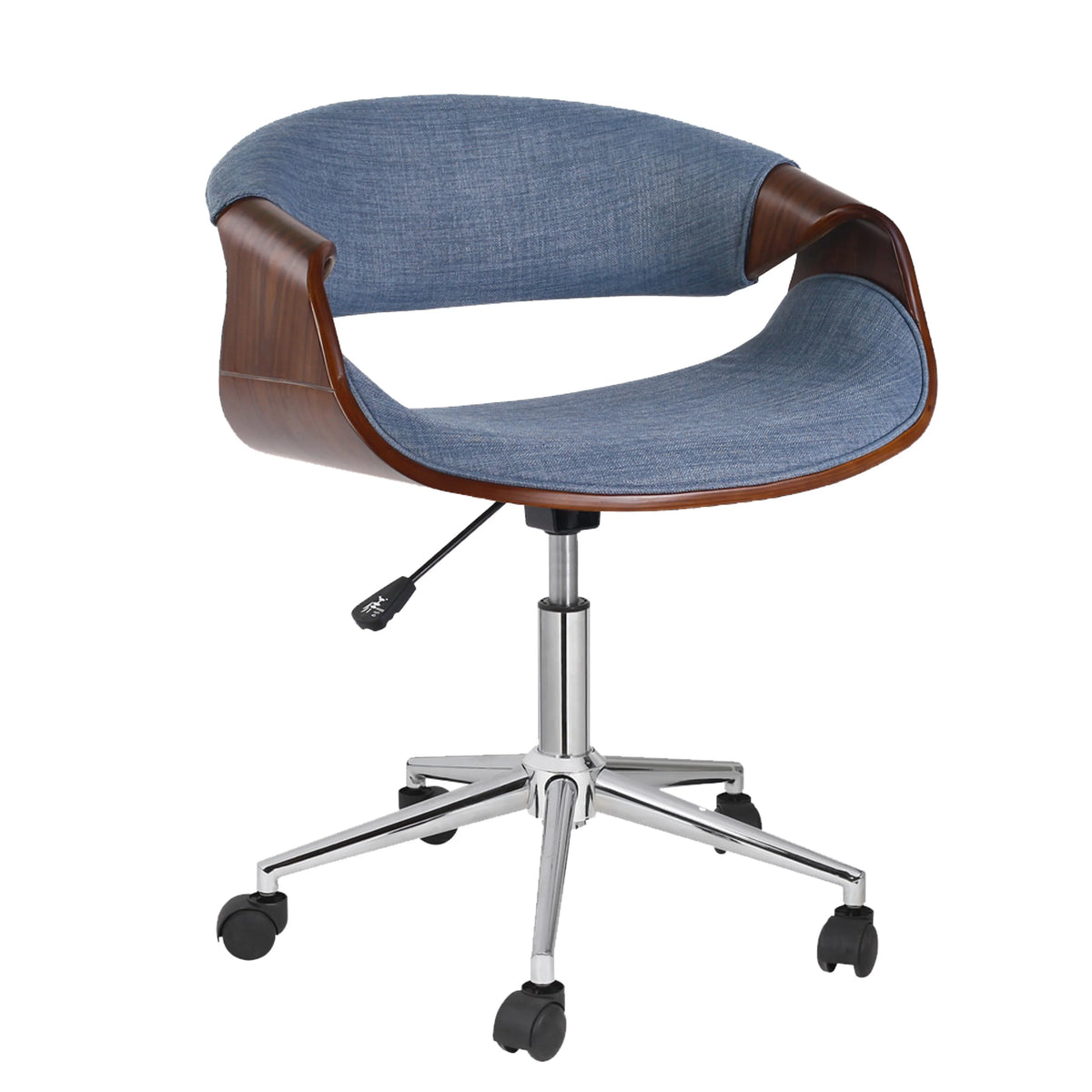 Blue Upholstered Adjustable Office Chair K304