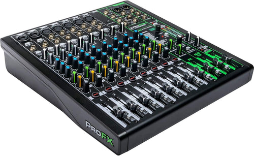 12-Channel Unpowered Mixer with TRS Cable, XLR Cable, Adapter and Cable Ties D336