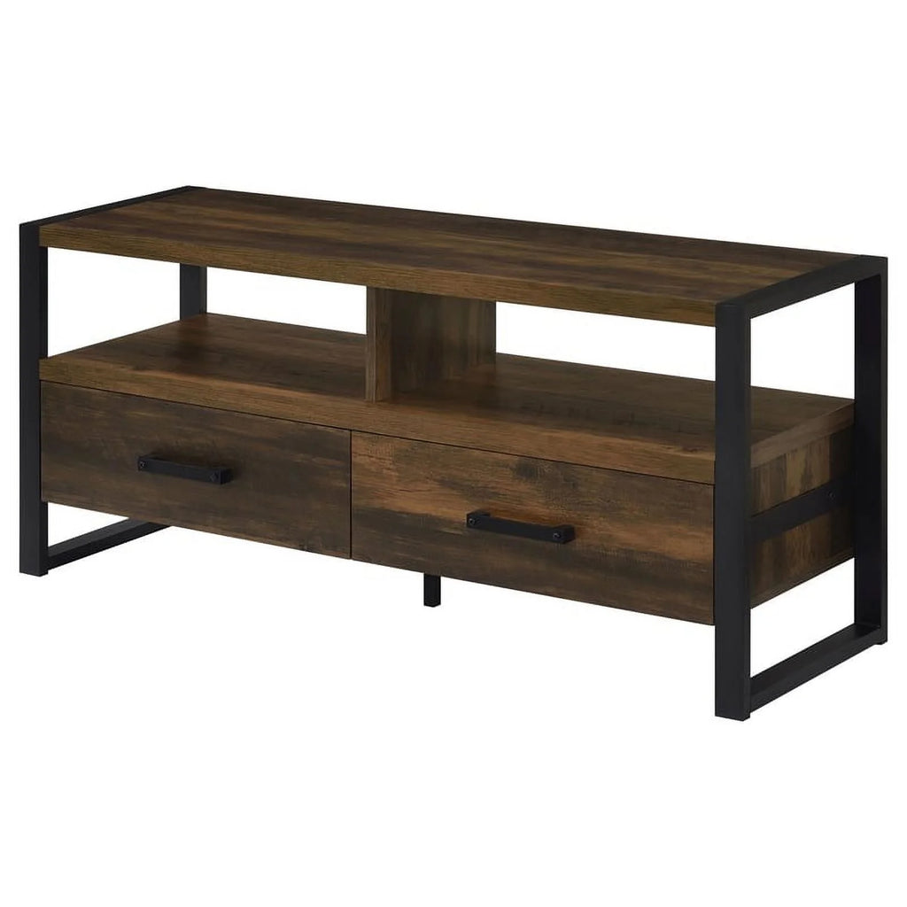3-Drawer Farmhouse Wood TV Stand N17778