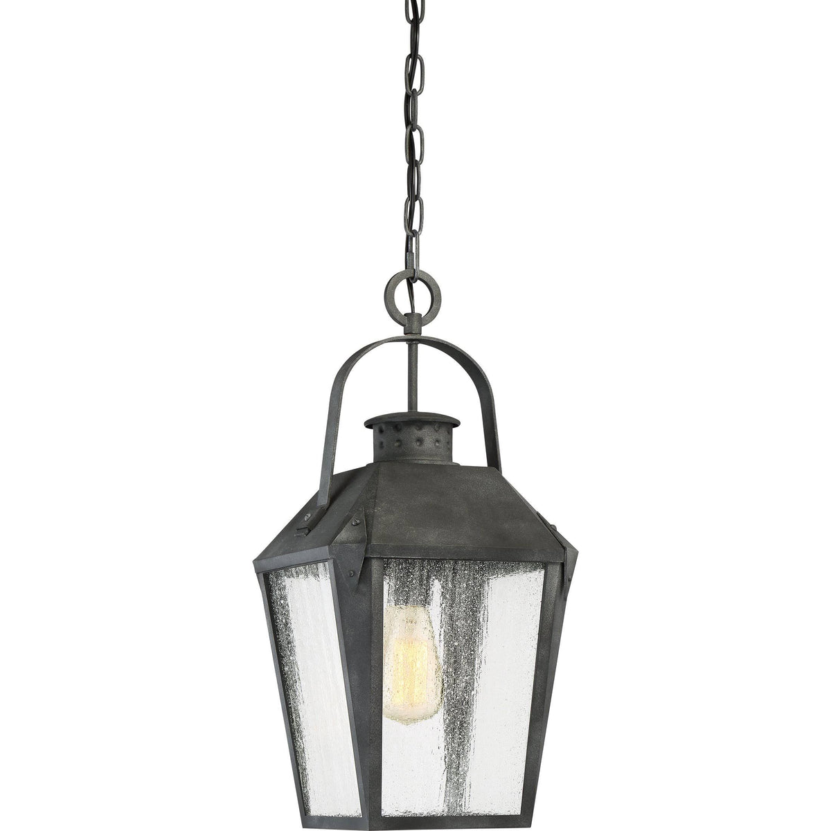 Mottled Black Outdoor Wall Light J8364
