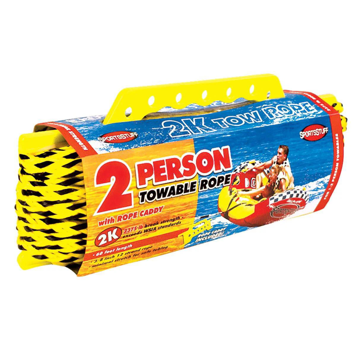 2-Person Towable Tube with Tow Rope R542053
