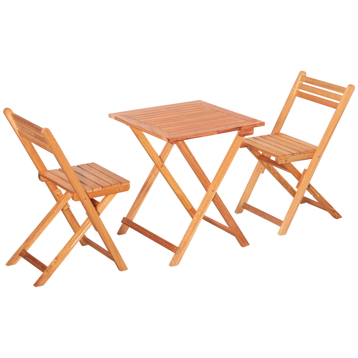 3 Piece Wooden Patio Bistro Set D6491
