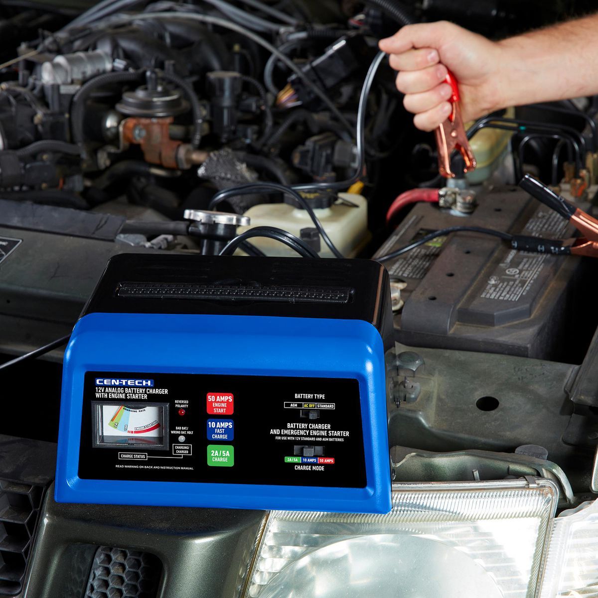 12V Analog Charger with Engine Start G2944