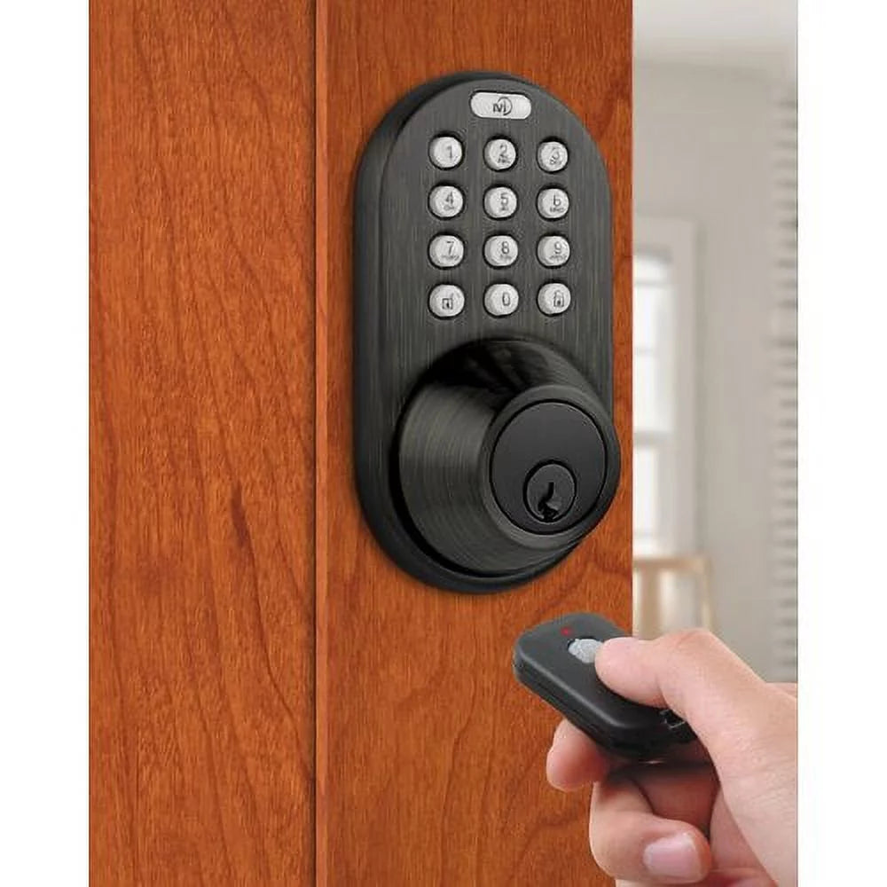Antique Brass Digital Deadbolt Door Lock E8532