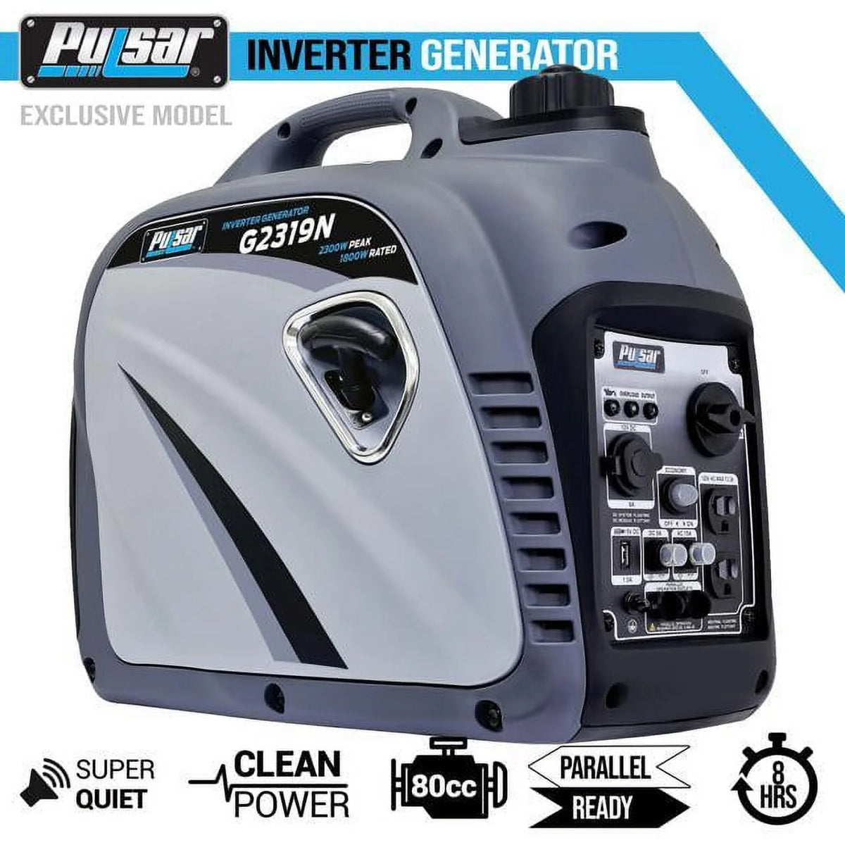 2300 Peak Watt Digital Inverter Generator with 80cc OHV Engine Q680297