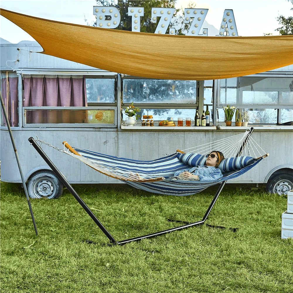Padded Hammock with Steel Stand Z88637