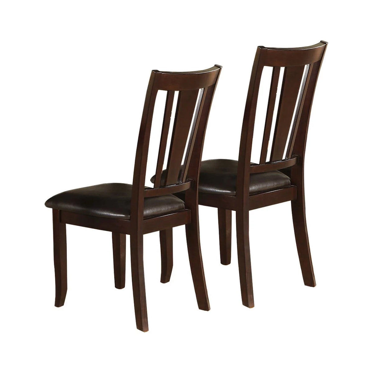 Espresso Slat Back Dining Chairs Set of 2 G8013