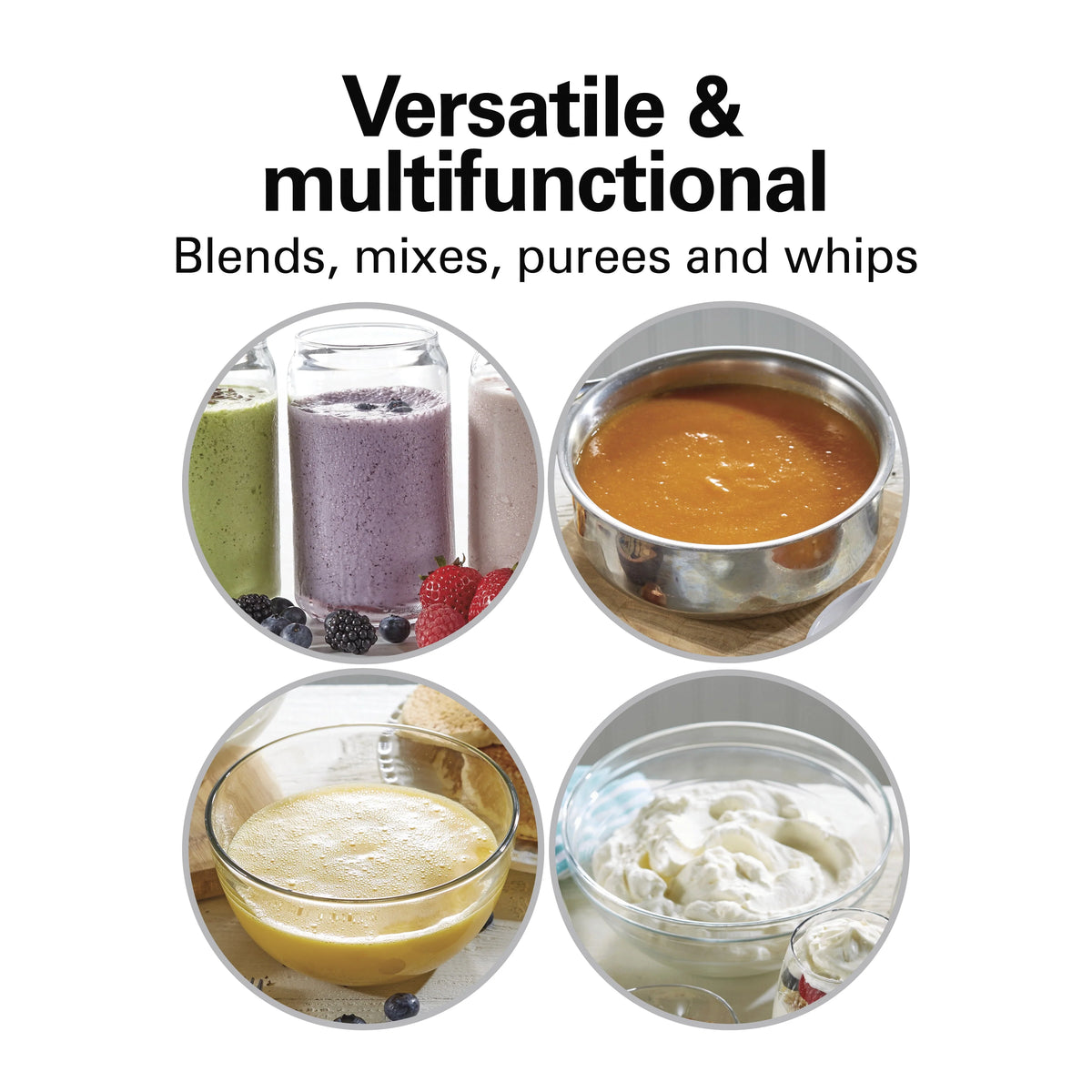 2-Speed Hand Blender with Whisk Attachment L8176