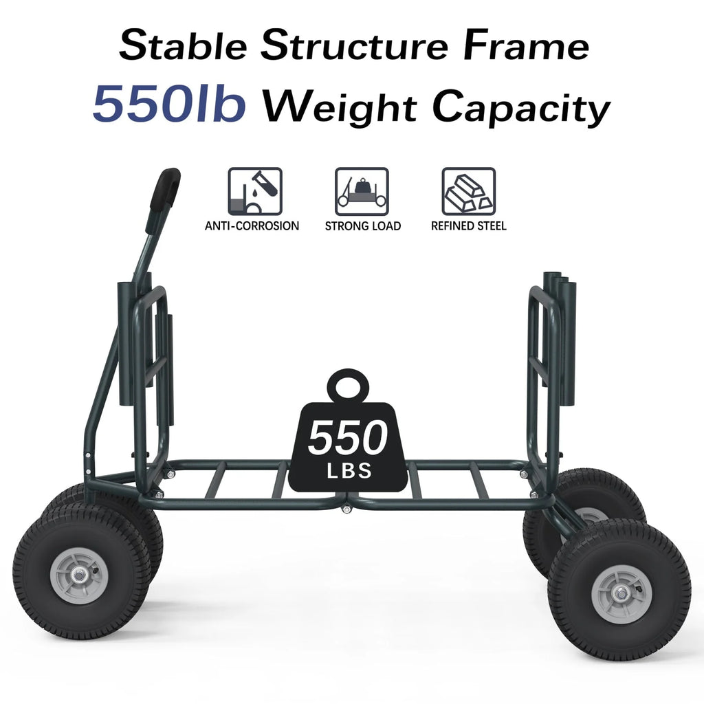 Heavy Duty Foldable Fishing Cart 550 Pound Capacity O130487