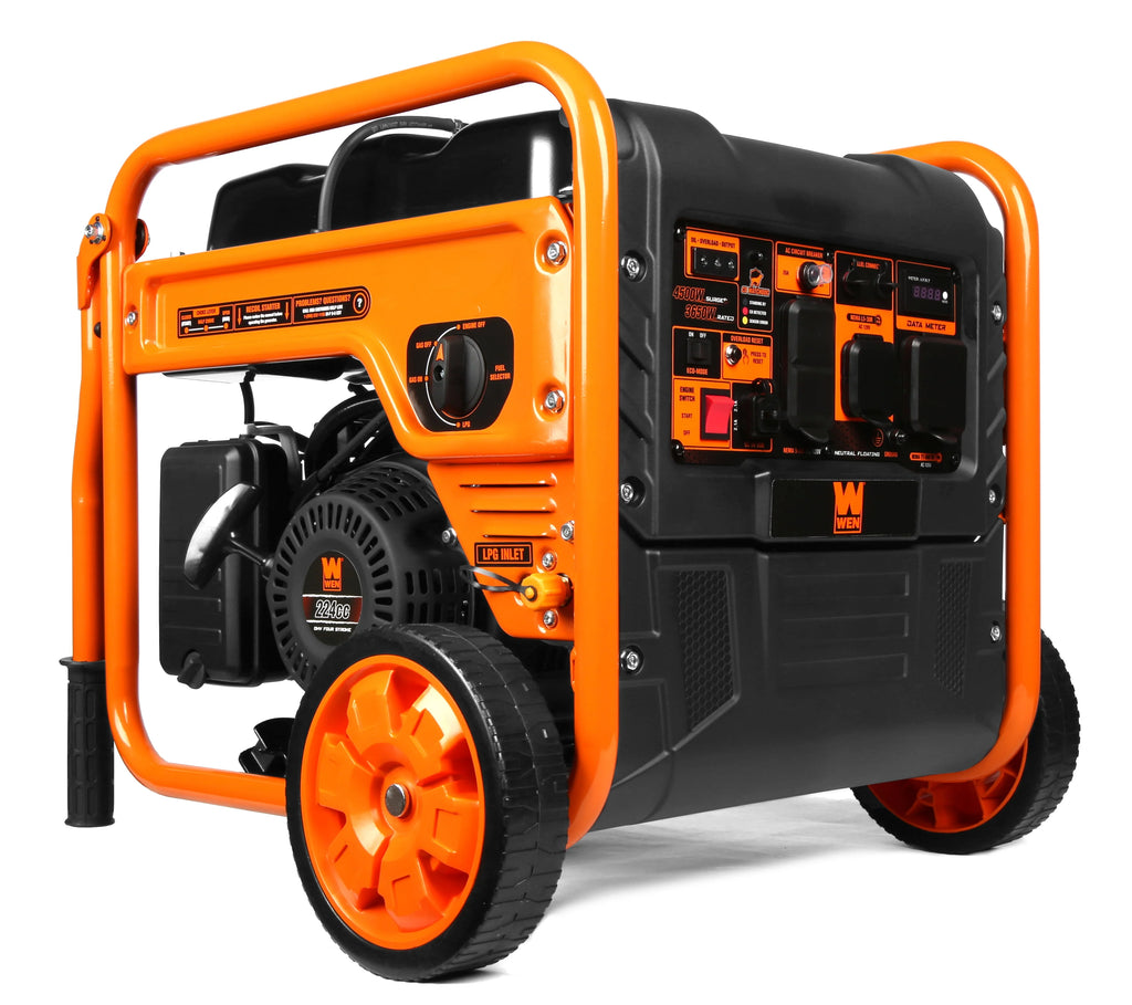 4500-Watt Dual Fuel Open Frame Inverter Generator with Electric Start D840564
