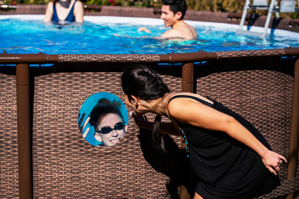 Round Power Steel Frame Above Ground Pool C9100