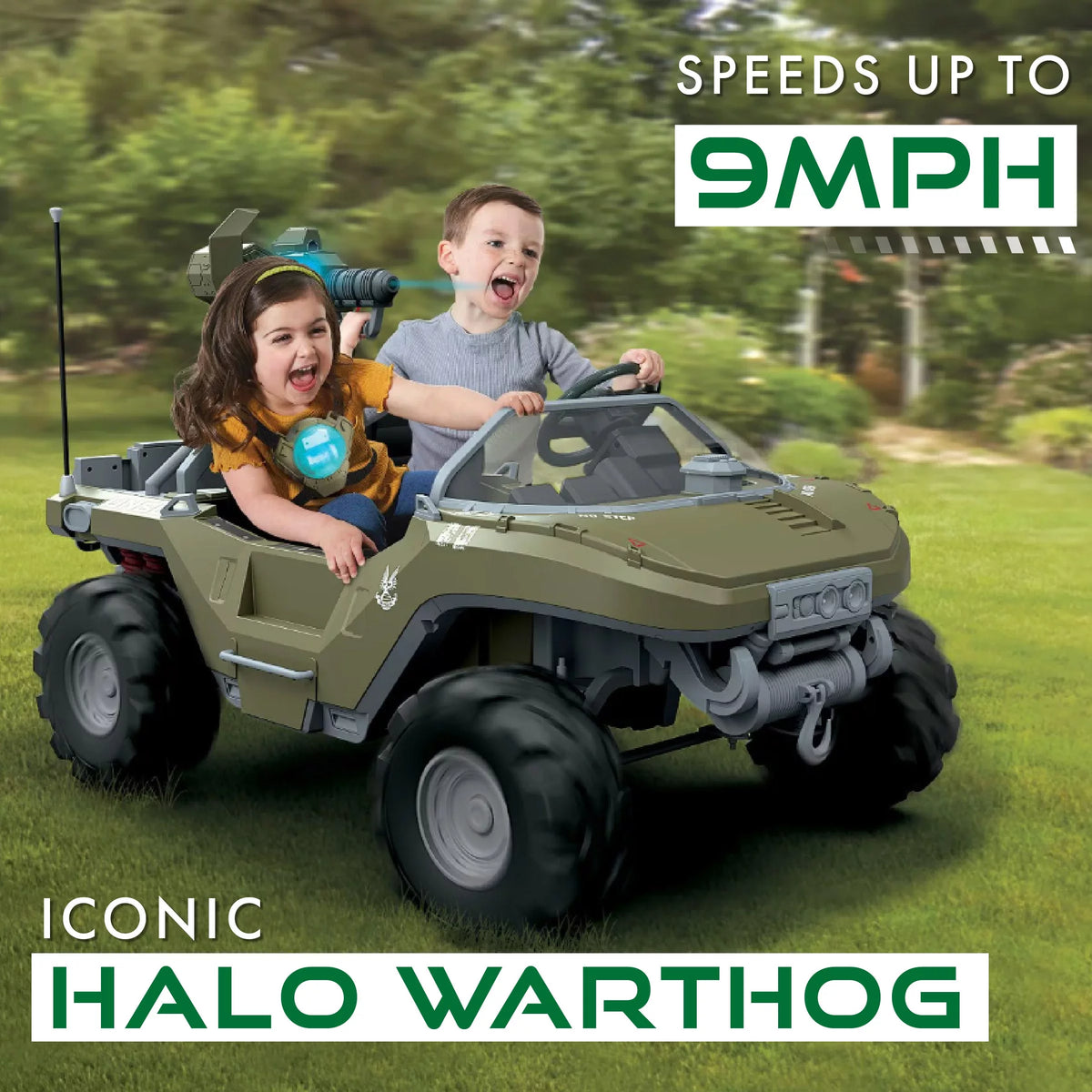 24 Volt Ride On with Laser Tag Blaster and Vest A726