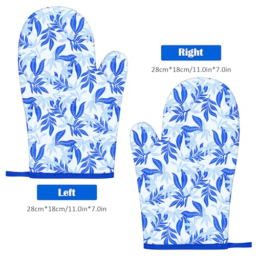 Christmas Oven Mitts Gloves Heat Resistant Silicone H365843