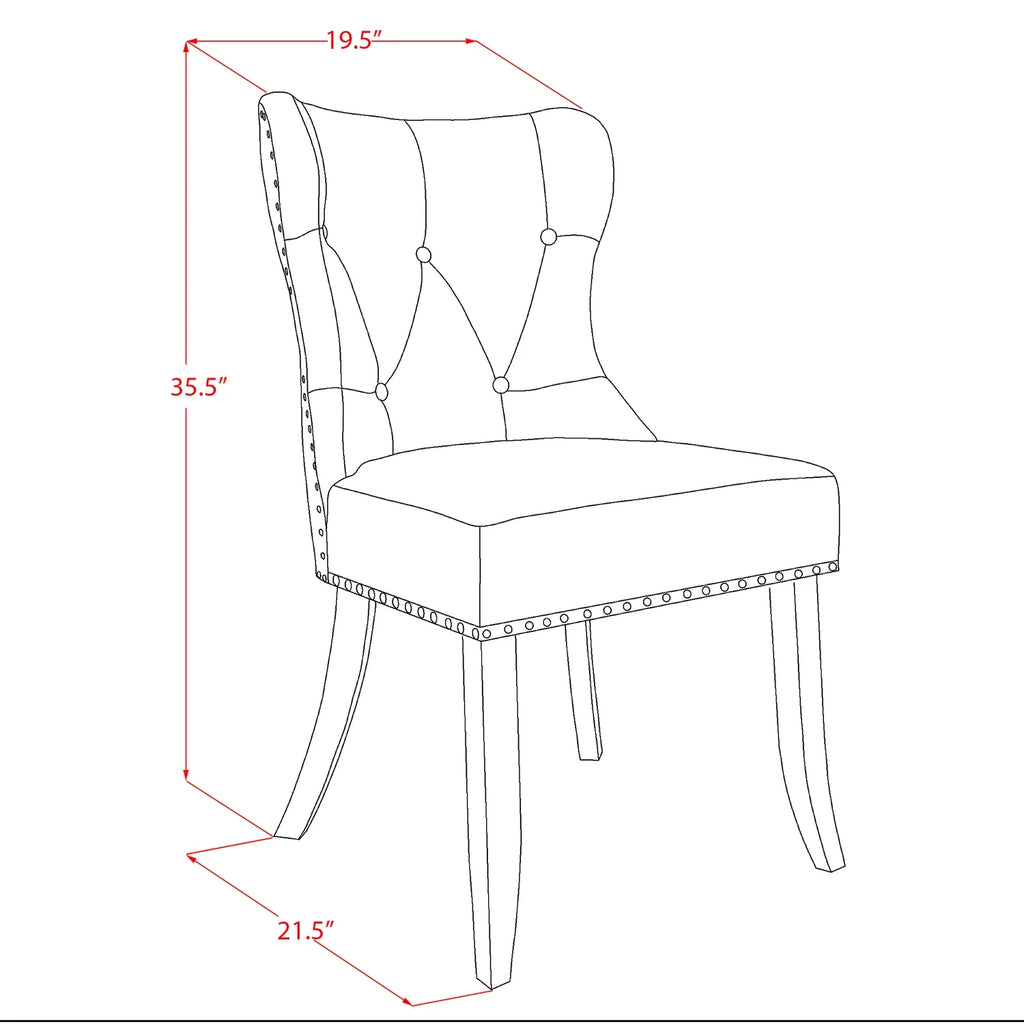 Set of 4 Linen Fabric Baby Blue Dining Chairs and 42-Inch Round Linen White Dining Table O64826