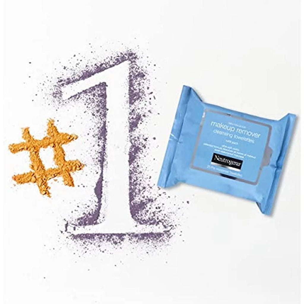 Day & Night Makeup Remover Face Cleansing Towelettes, 3 Packs of 25 ct G56001