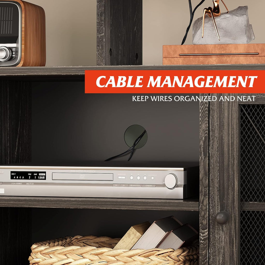 55 inch TV Stand with Storage Cabinet U7568