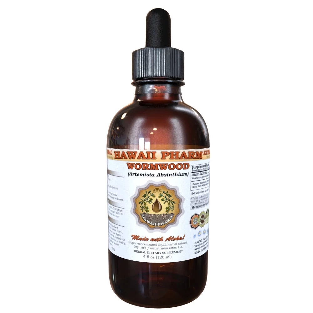 Organic Wormwood Herbal Supplement 2 oz W6090