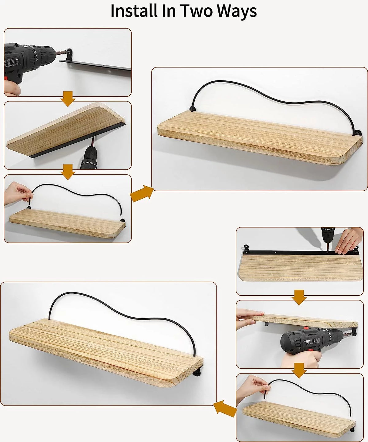Floating Shelves Set of 2 V44526