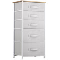 Tall 5 Drawer Fabric Dresser X834432