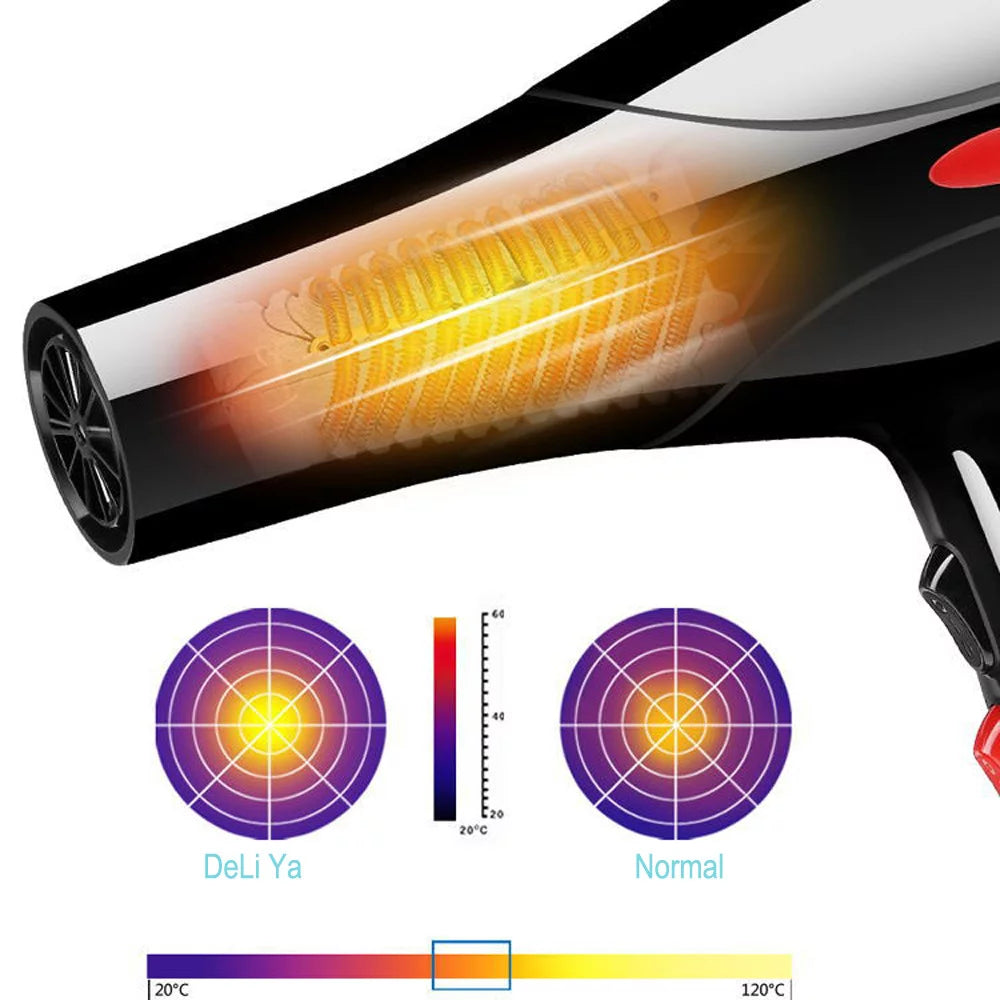 2200W Black Hair Dryer M892