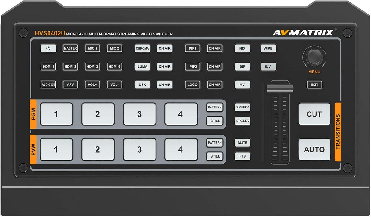 4 Channel HDMI Live Streaming Video Switcher B138
