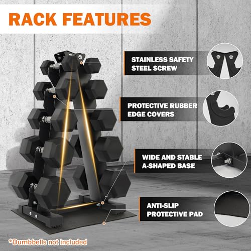A-Frame 5 Tier Dumbbell Rack Q349