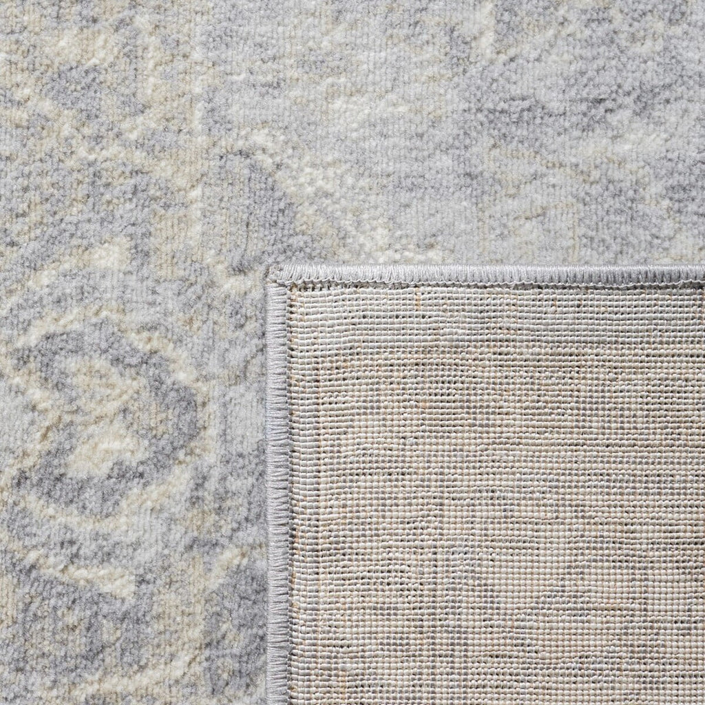 Grey Beige Traditional Area Rug 6' x 9' L10448