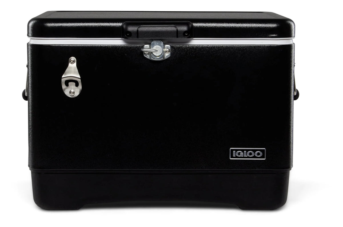 54 Qt Hard Sided Cooler, Black S480