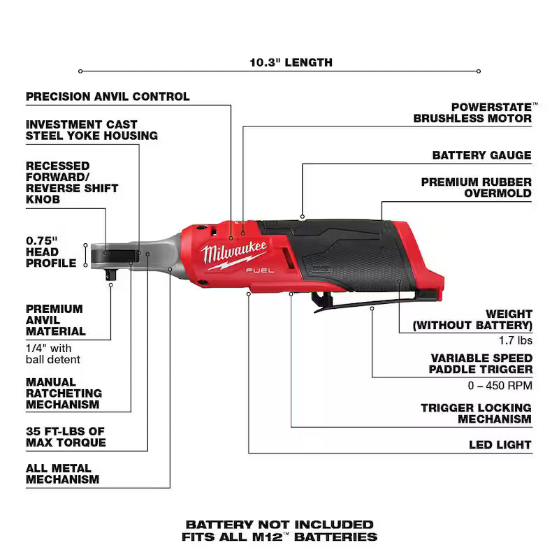 12-Volt Lithium-Ion Brushless Cordless High Speed 3/8 in. Ratchet and 1/4 in. Ratchet and Inflator Z84216
