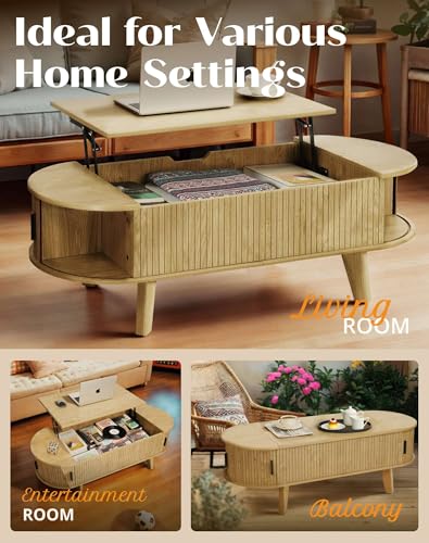 Lift Top Coffee Table with Storage G684