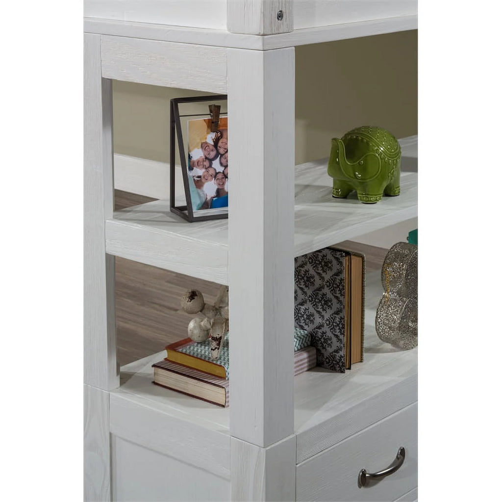 Twin Solid Wood Loft Bed with Dresser B899368
