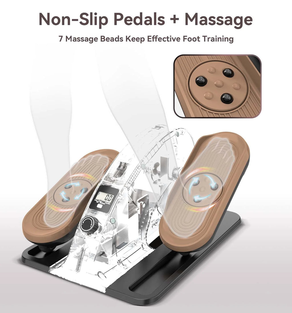 Under Desk Elliptical Machine with Adjustable Resistance T3130