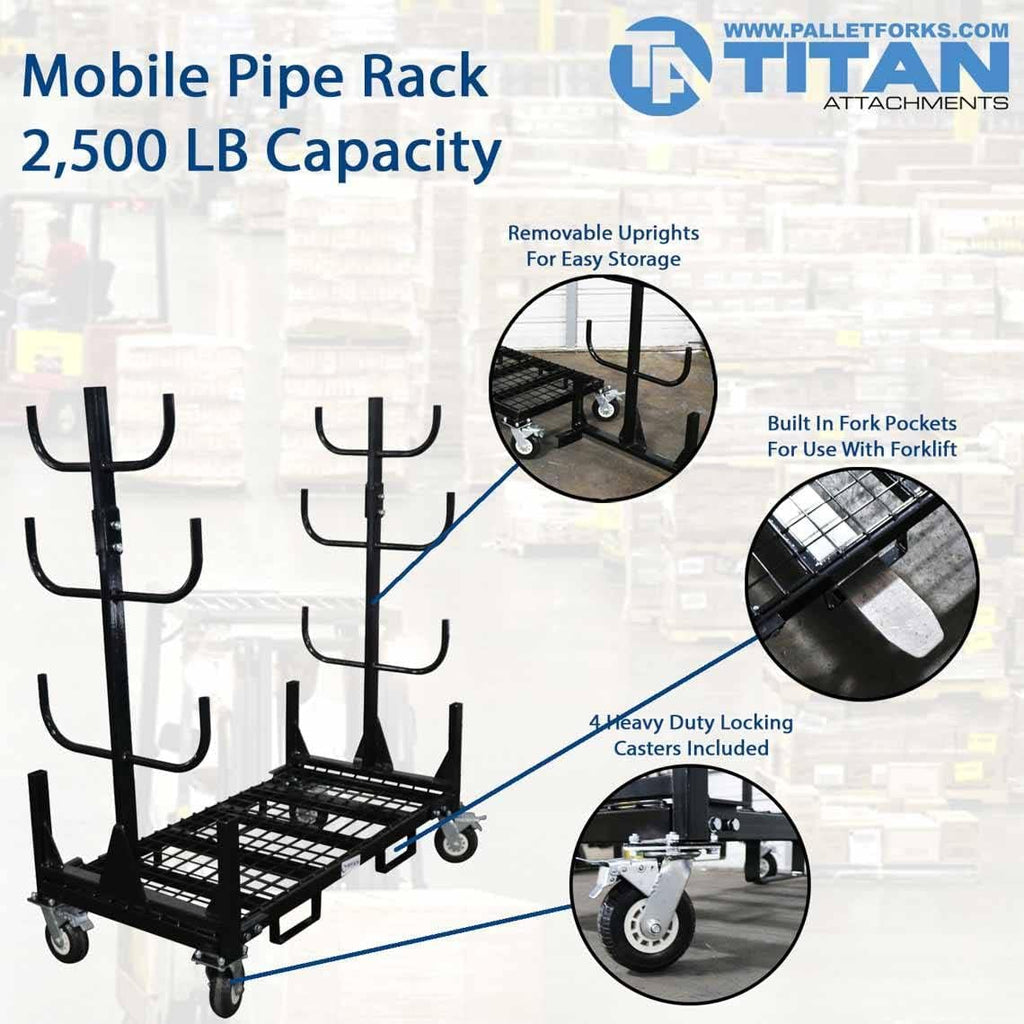 Mobile Conduit Lumber and Pipe Rack K788663