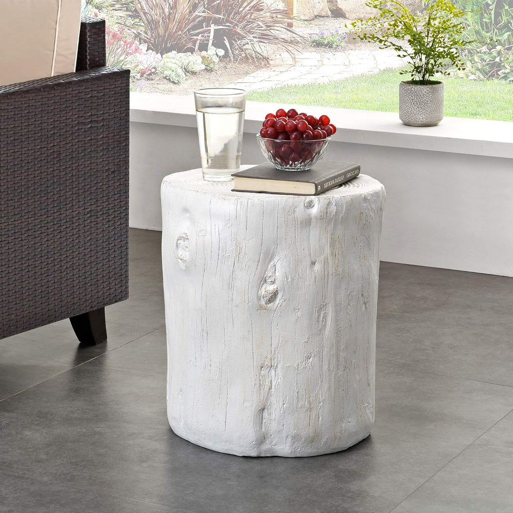 Weathered Gray Log Table F7606
