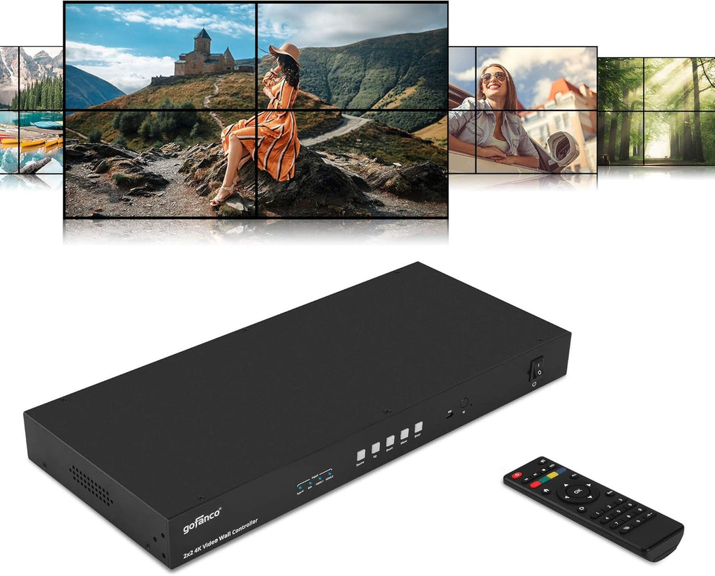 3x3 Video Wall Controller and Processor I9917