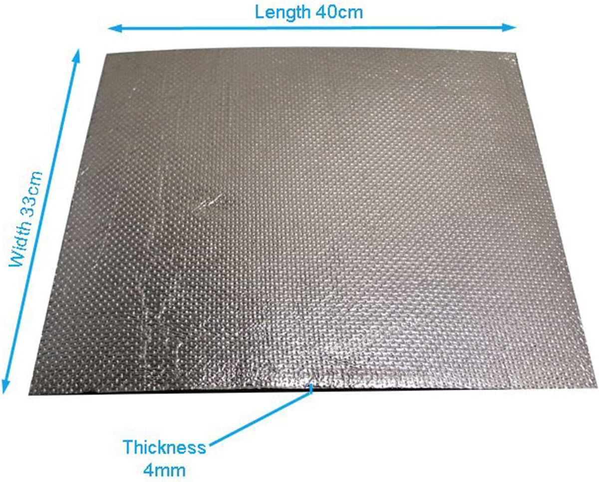 Motorcycle Car Heat Shield 40 x 33cm L2999