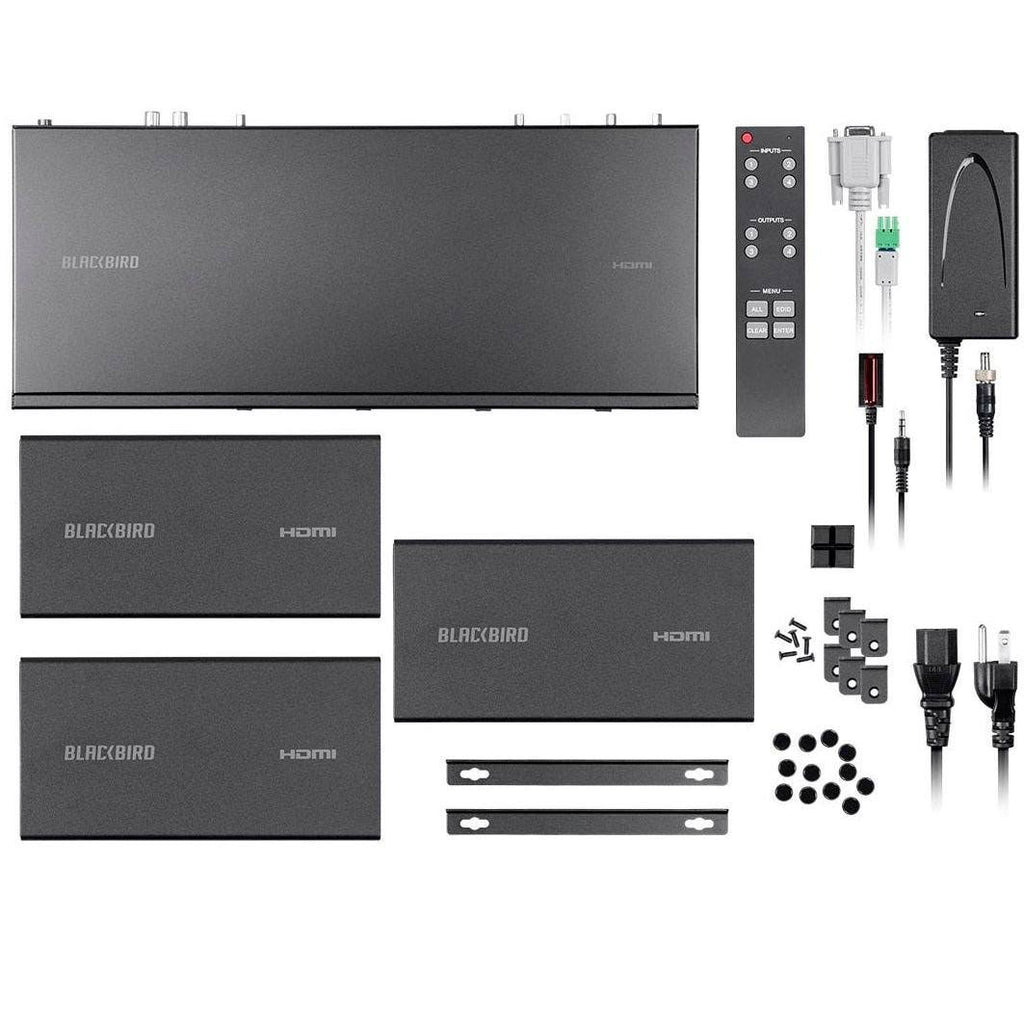 4K 4x4 HDBaseT Matrix with 3 Receivers P769483