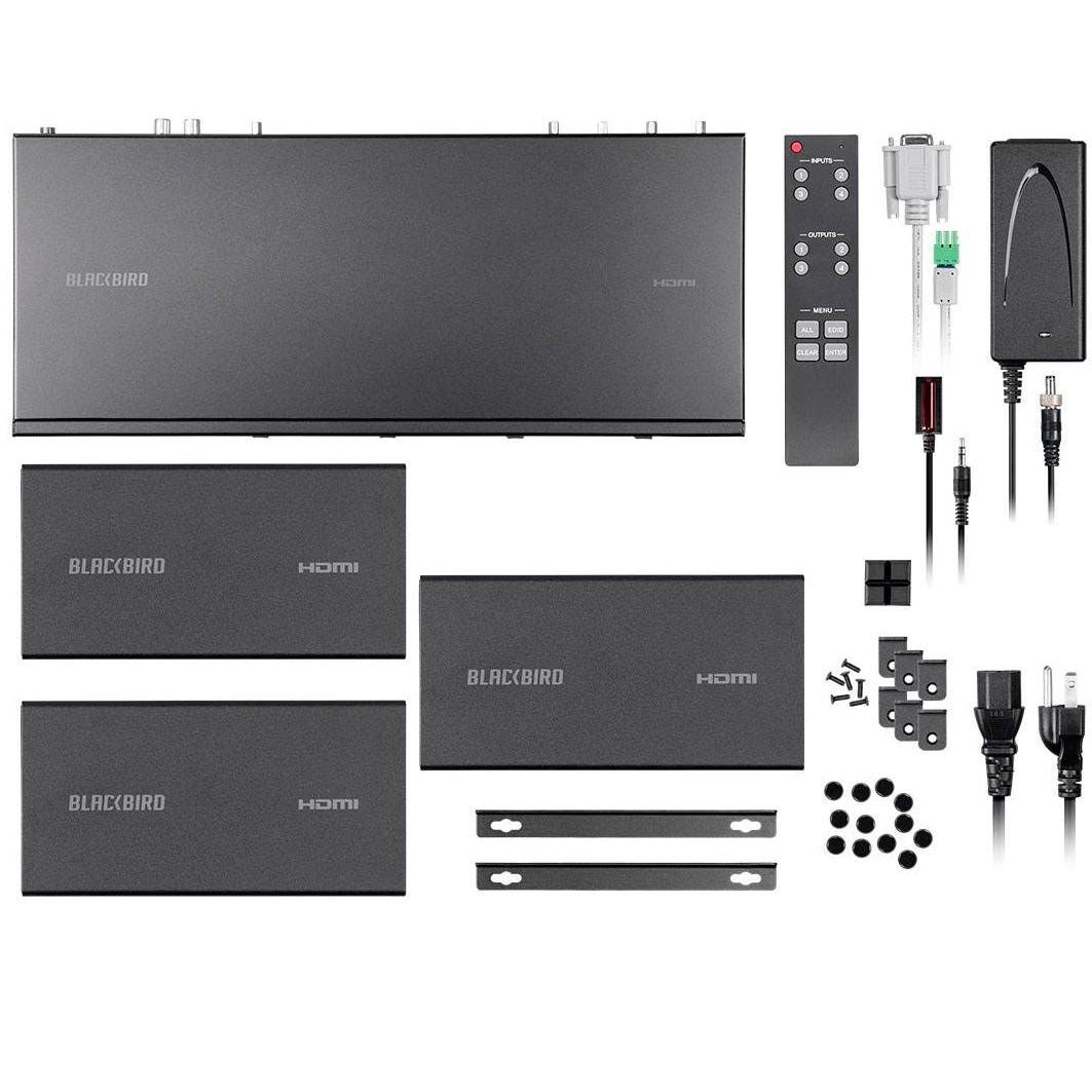 4K 4x4 HDBaseT Matrix with 3 Receivers P769483