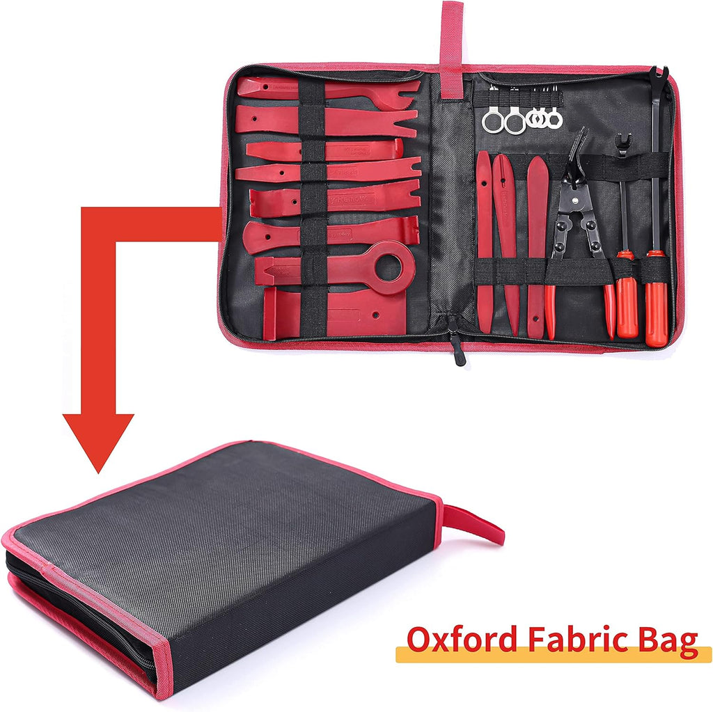 19 Pc Auto Trim Removal Tool Kit with Storage Bag M533