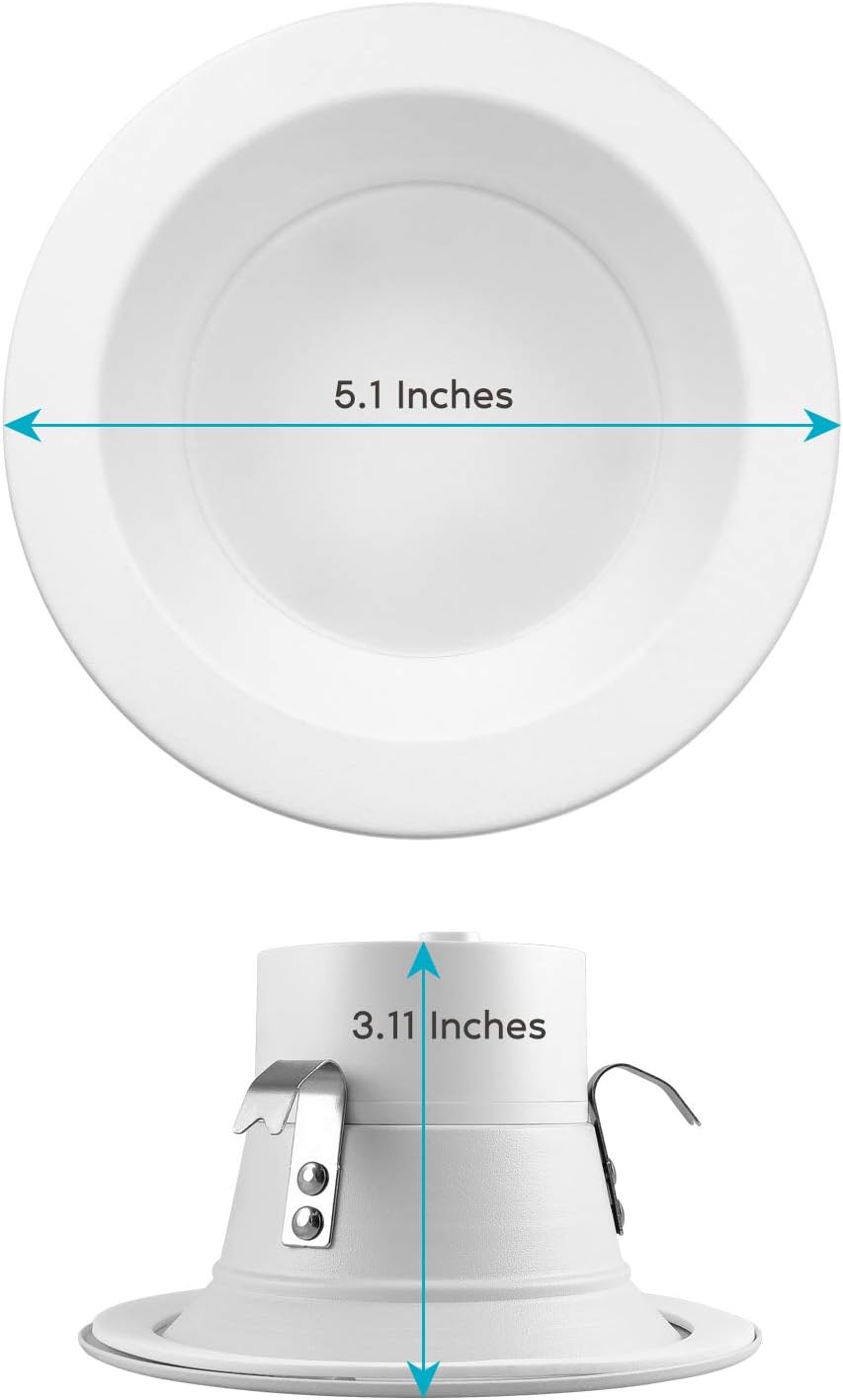 4 Inch LED Recessed Can Lights, 16 Pack Q859