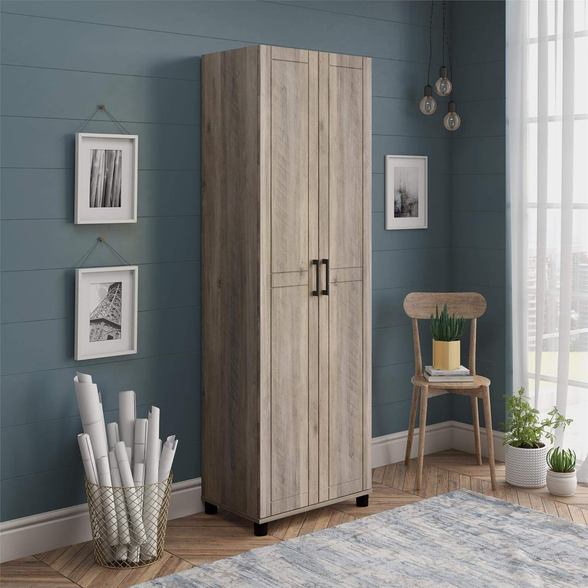 White 36 Inch Utility Storage C9408