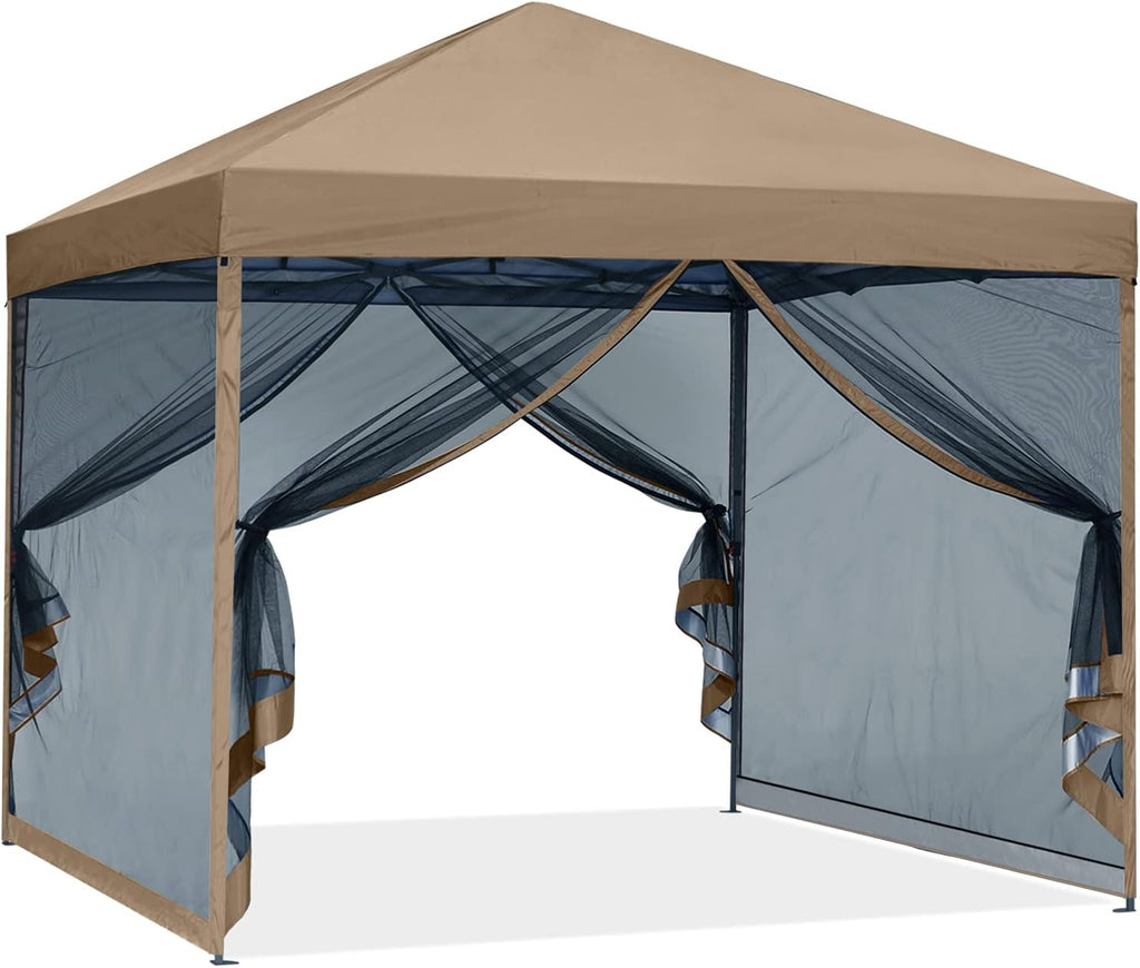 Royal Blue Pop up Canopy Tent with Netting Wall D3907