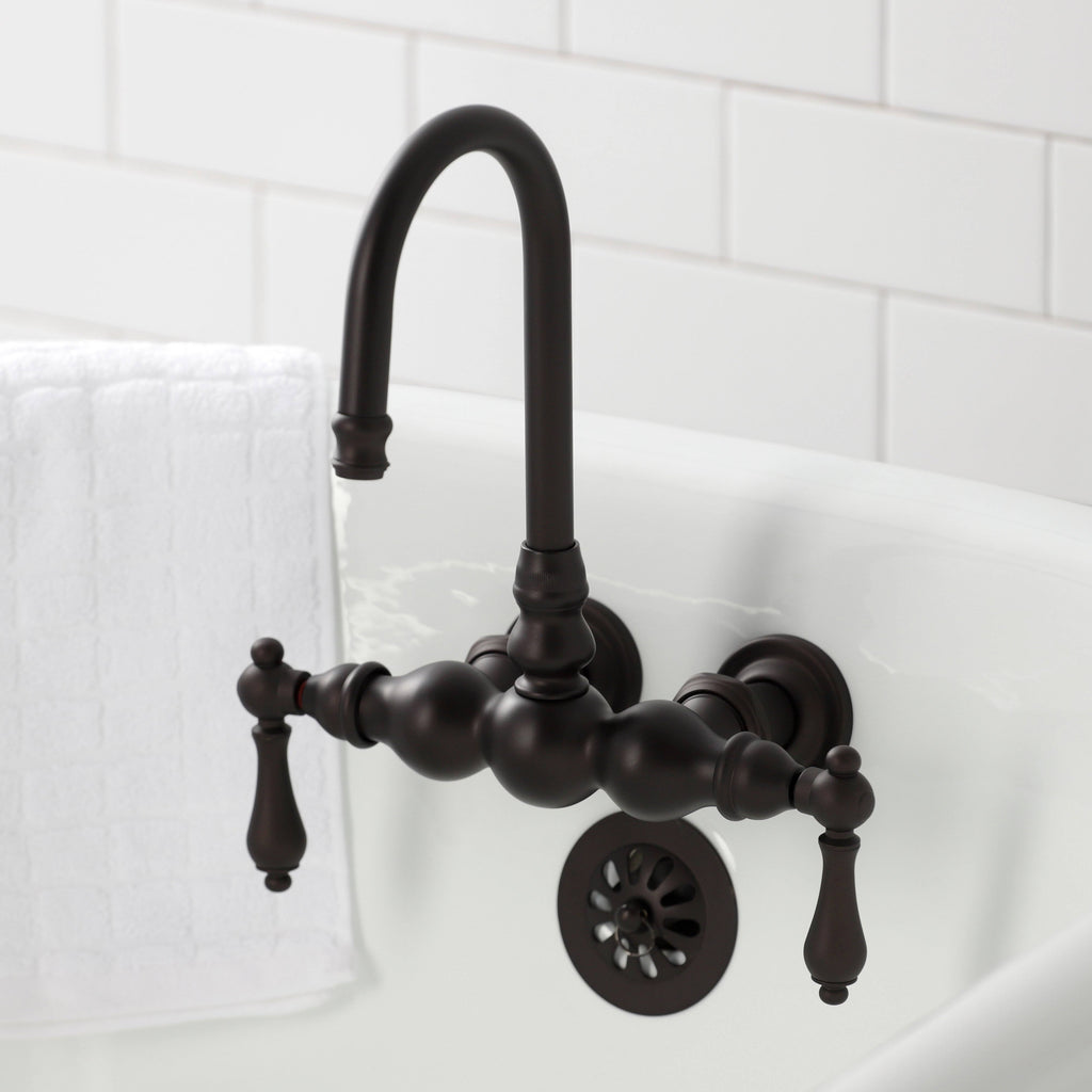 Wall Mount Clawfoot Tub Faucet Polished Chrome M18270