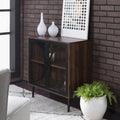 30 Inch Dark Walnut Storage Cabinet A709364