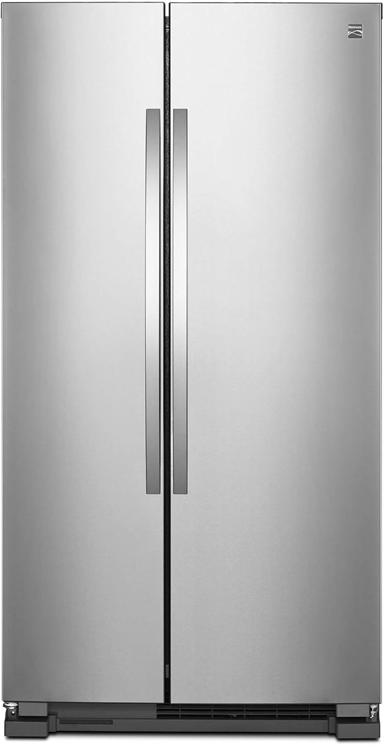 36 Side-by-Side Refrigerator and Freezer 25 Cubic Ft. Stainless Steel T400051
