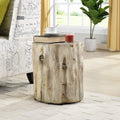 Weathered Gray Log Table F7606